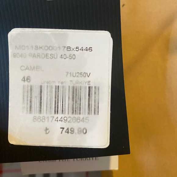 RARE AUTHENTIC TEKBIR Beige Trench Coat Zip sz46 Msrp $749 - Picture 2 of 15